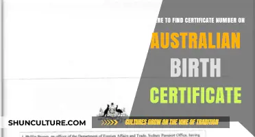 Finding Your Australian Birth Certificate Number: A Guide