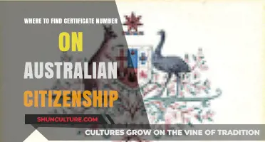 Australian Citizenship: Locating Your Certificate Number
