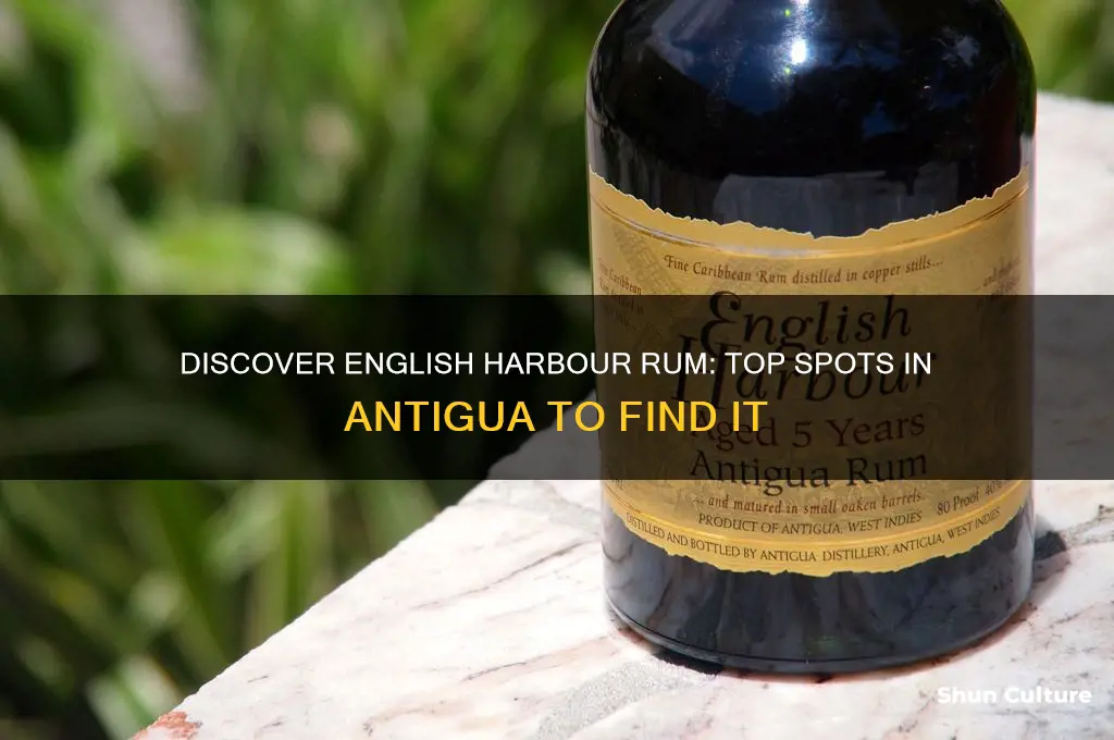 where to find english harbour rum in antigua