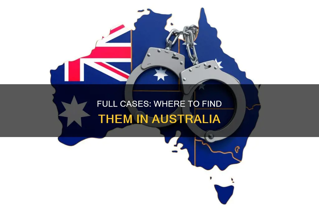where to find full cases australia