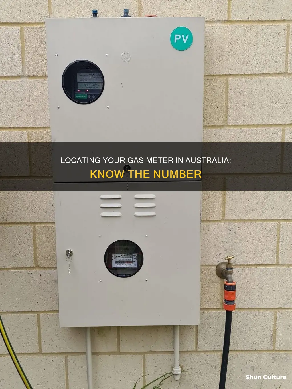 where to find gas meter number australia