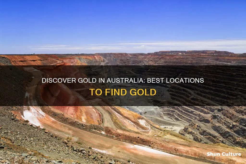 where to find gold australia