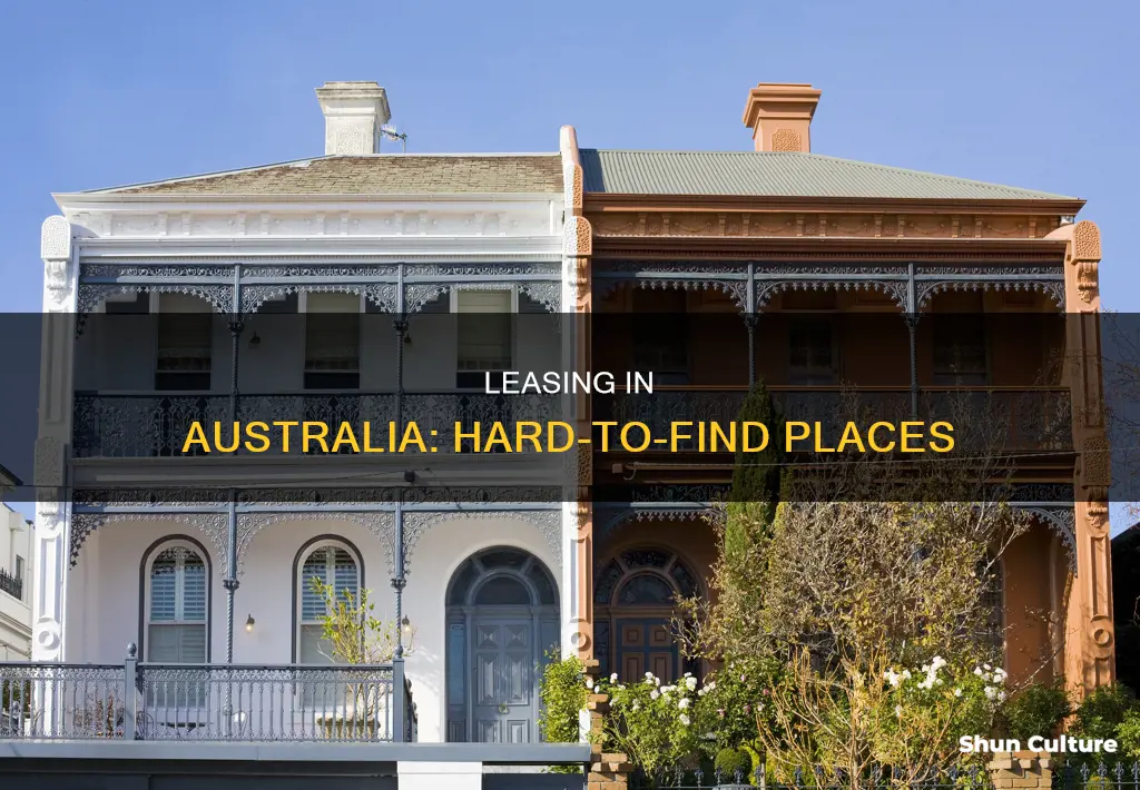 where to find hard to lease places australia