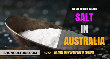 Finding Kosher Salt in Australia: A Guide