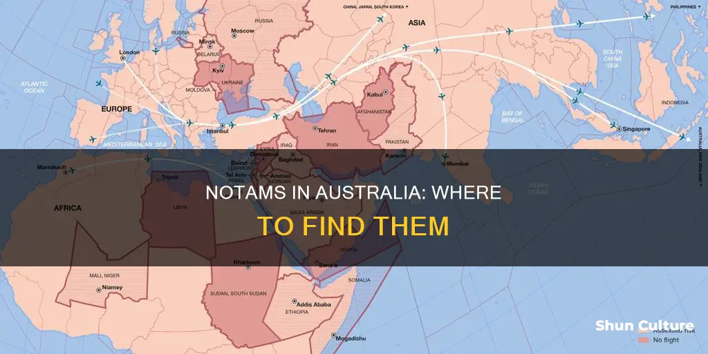 where to find notams australia