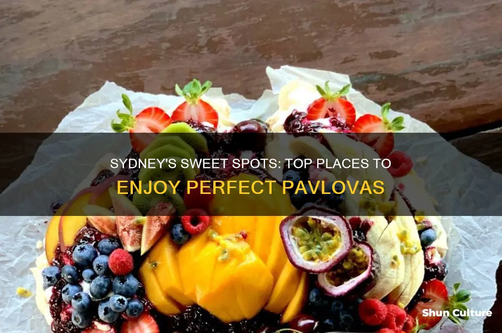 where to find pavlovas in sydney australia