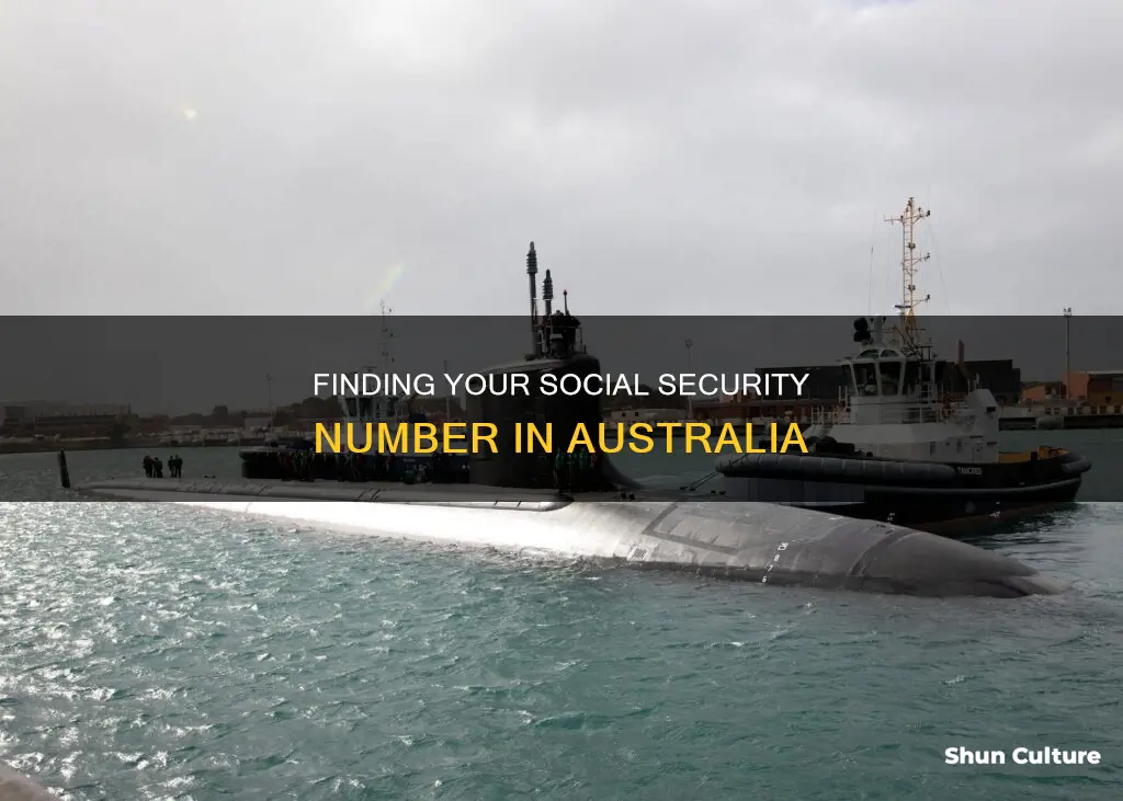 where to find social security number australia