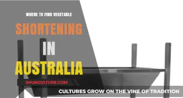 Vegetable Shortening: Where to Find It in Australia