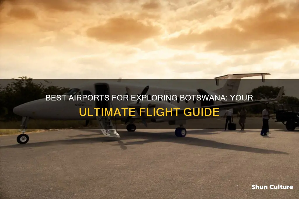 where to fly into botswana