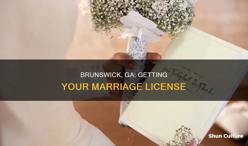 where to get a marriage license in brunswick ga