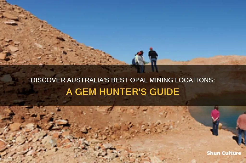 where to go opal mining in australia