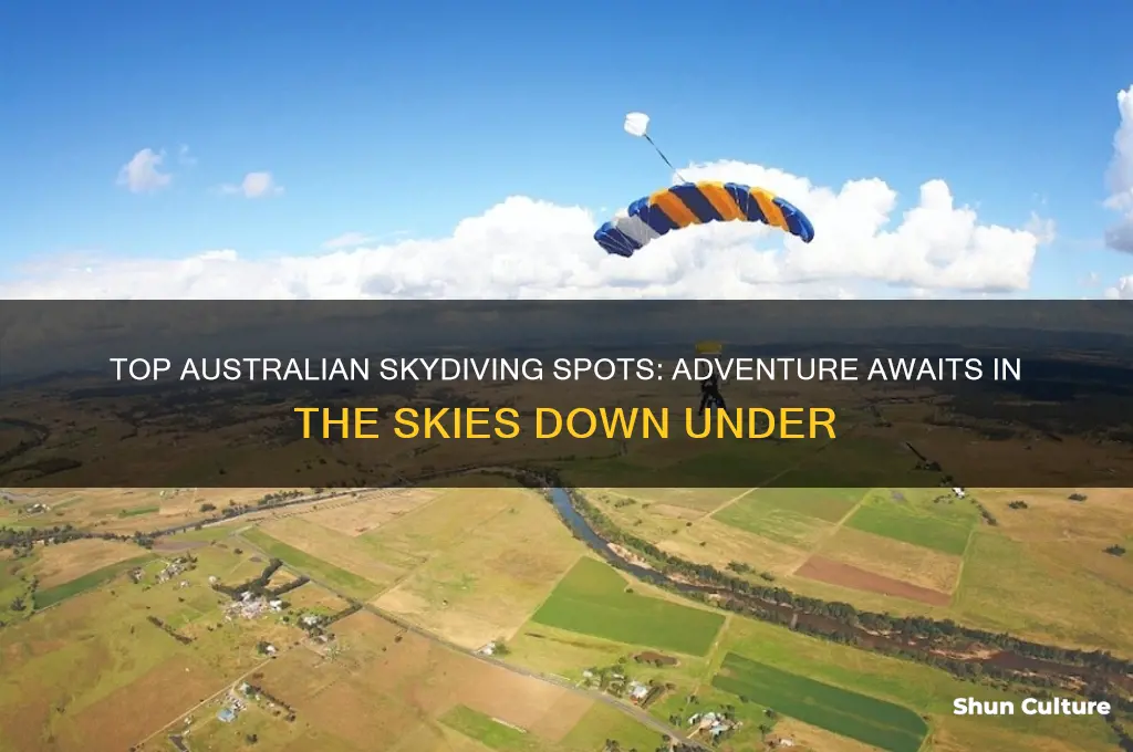 where to go skydiving in australia