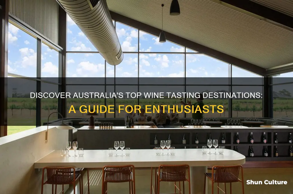 where to go wine tasting in australia