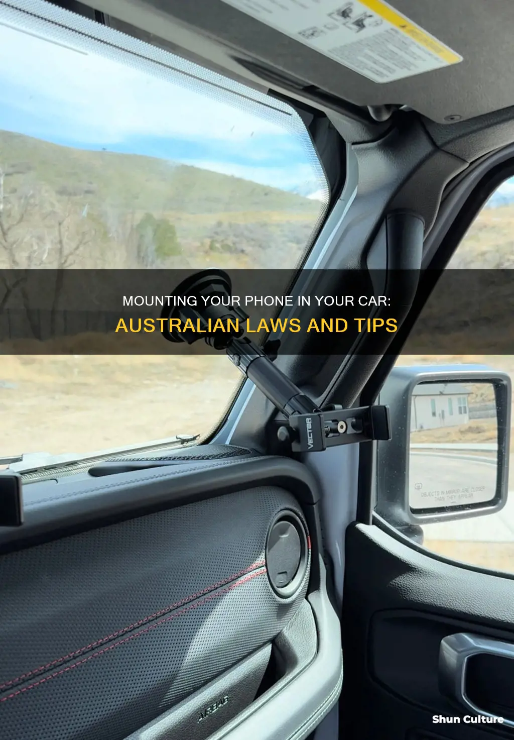 where to mount phone in car australia