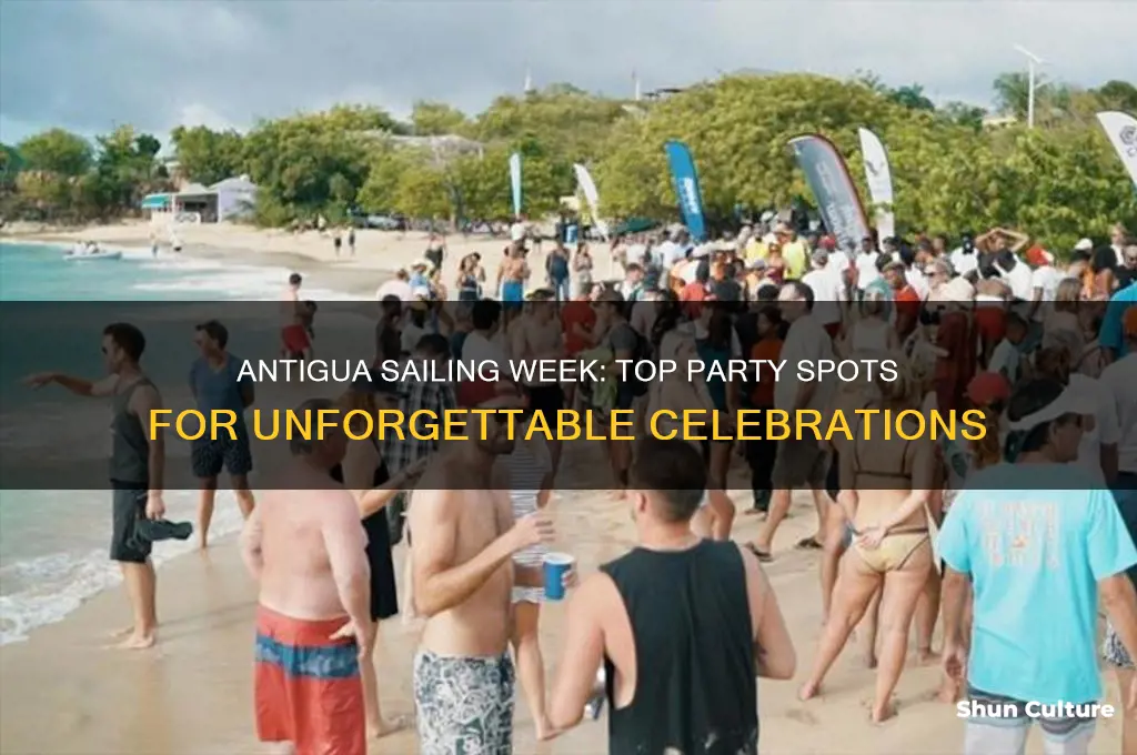 where to party during sailing week in antigua