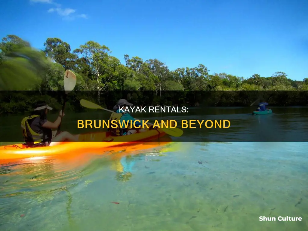 where to rent a kayak near brunswick