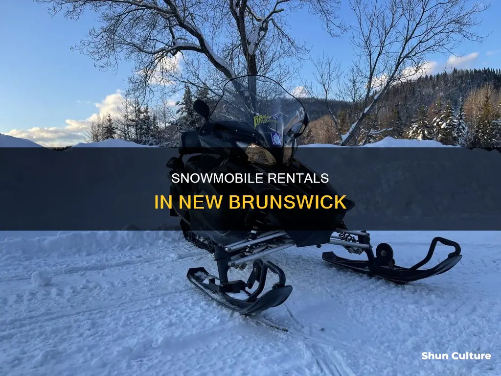 where to rent a snowmobile in new brunswick