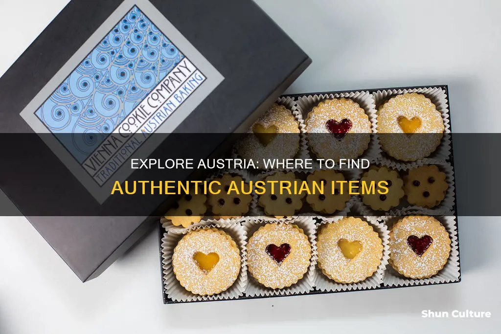where to search for items from austria