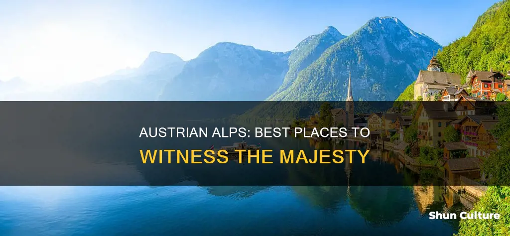 where to see austrian alps
