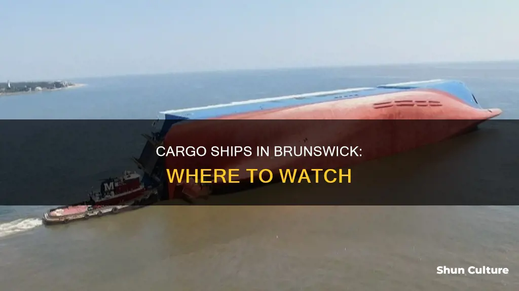 where to see cargo ships in brunswick