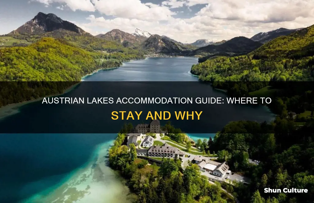 where to stay austrian lakes