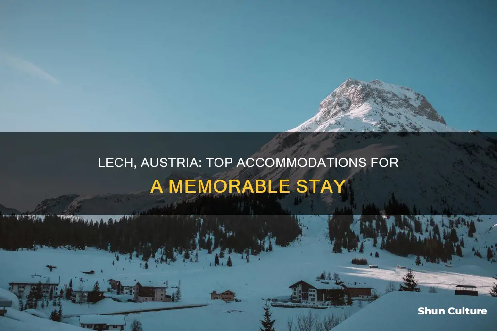 where to stay in lech austria