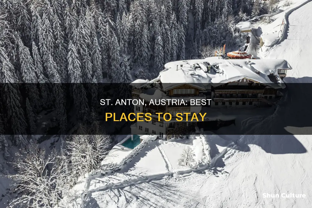 where to stay in st anton austria