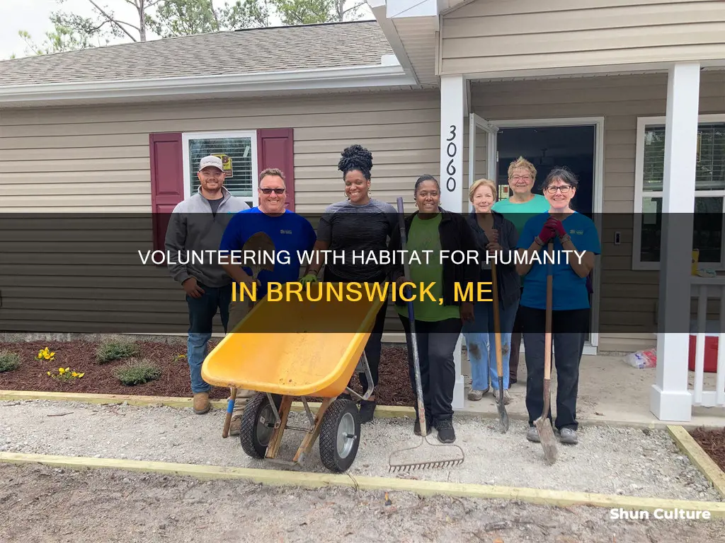 where to volunteer for habitat for humanity in brunswick me