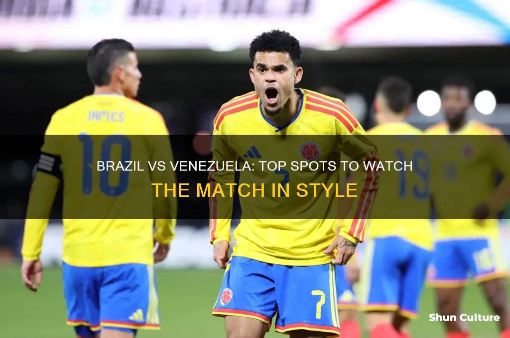 where to wat.comh brazil vs venezuela