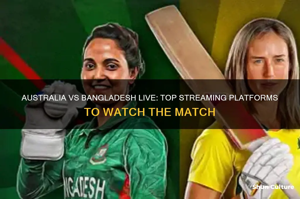 where to watch australia vs bangladesh
