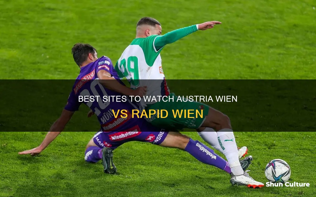 where to watch austria wien vs rapid wien