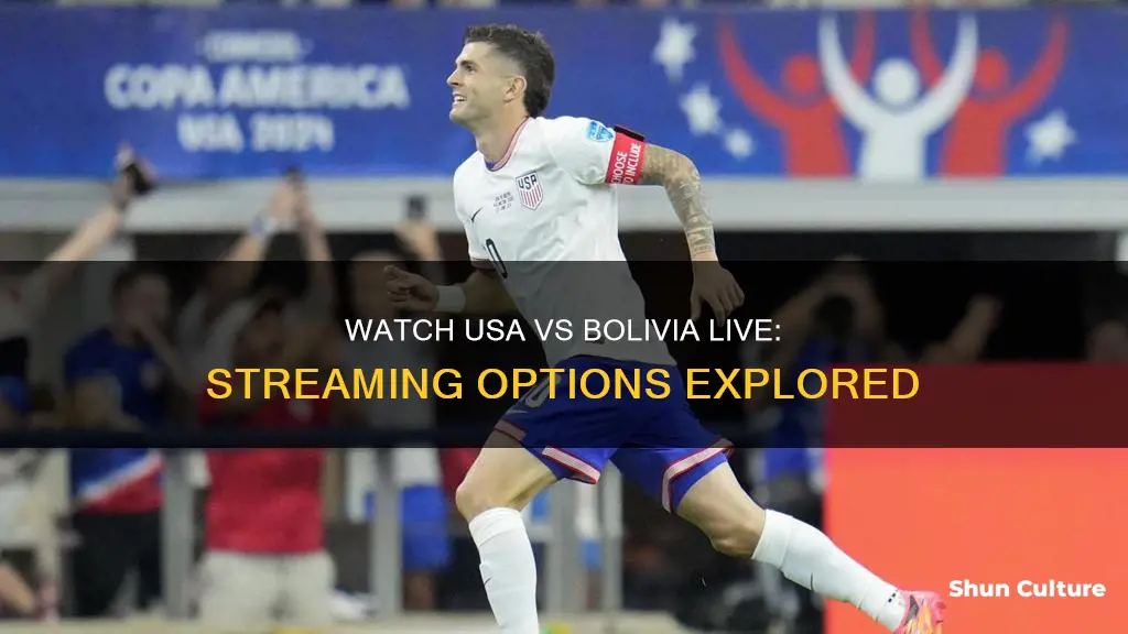 where to watch usa bolivia live