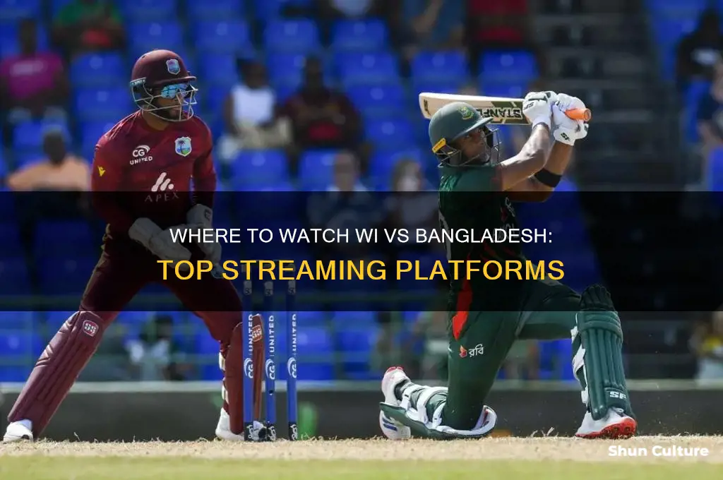 where to watch wi vs bangladesh