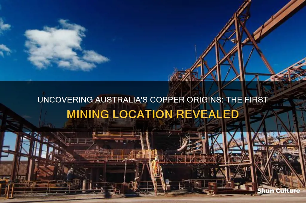 where was copper first mined in australia
