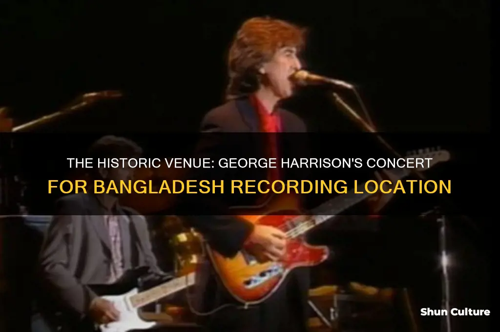 where was george harrisons concert for bangladesh recorded