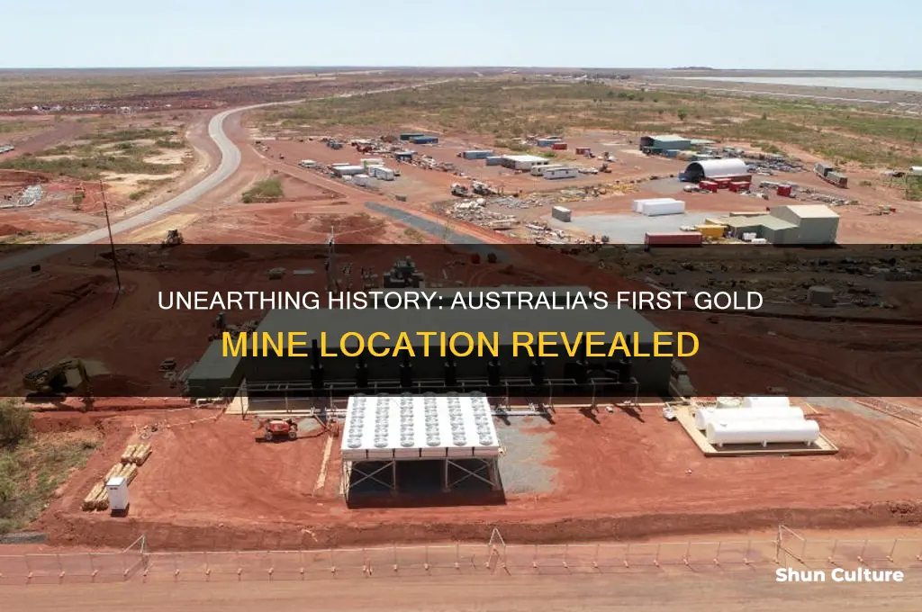 where was the first gold mine in australia