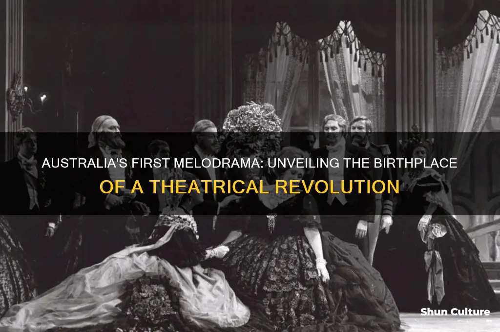 where was the first melodrama written in australia