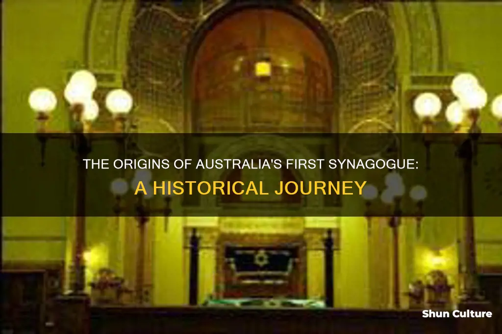 where was the first synagogue built in australia