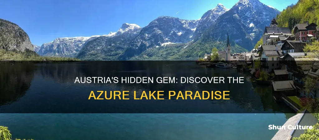 where will you find this crystal-clear azure lake in austria