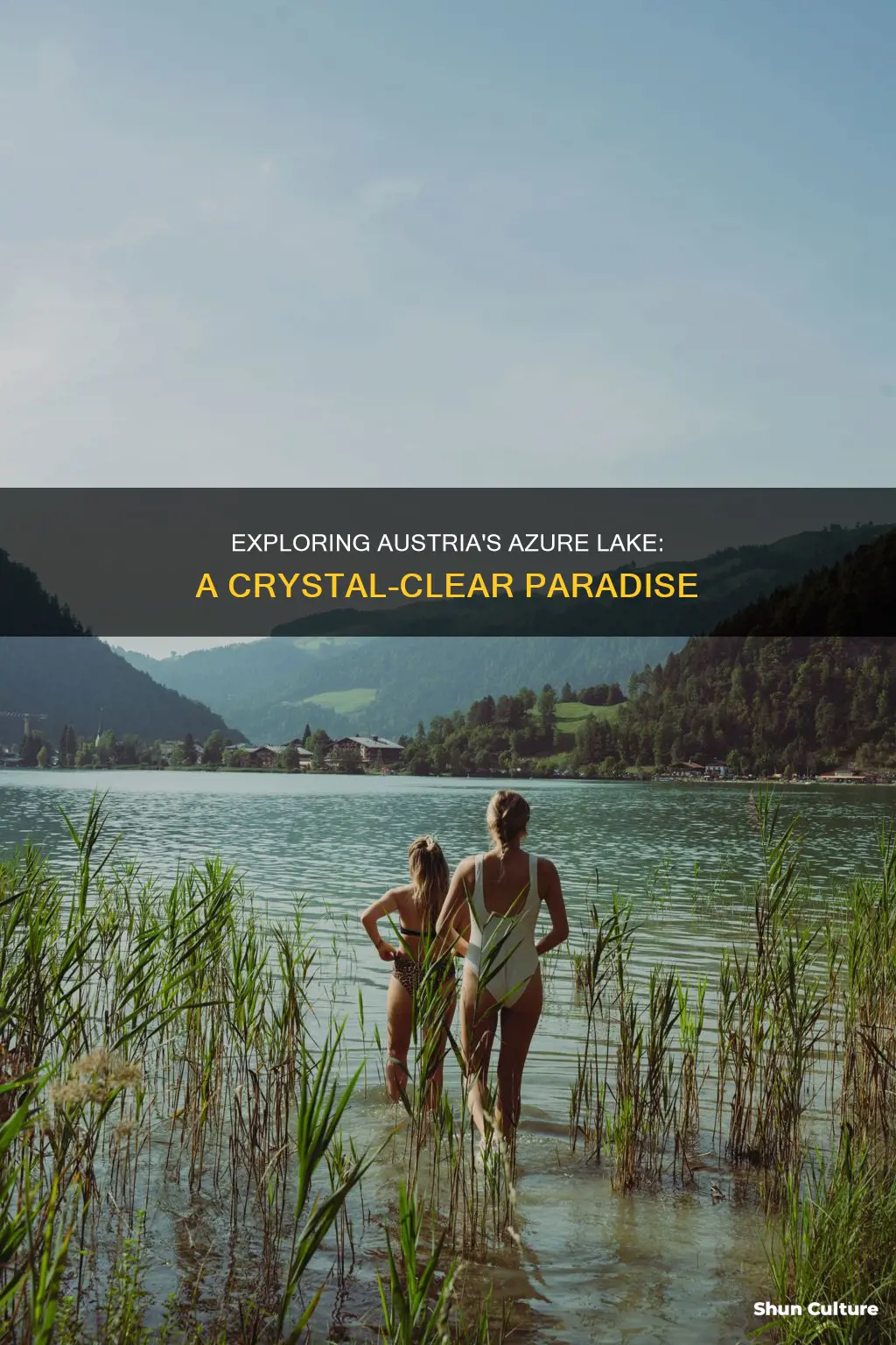 where will you find this crystal-clear azure lake in austria