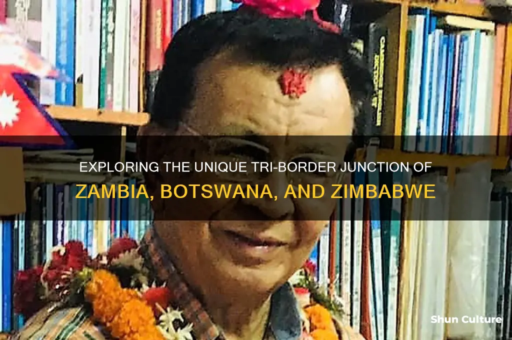 where zambia botswana and zimbabwe intersect