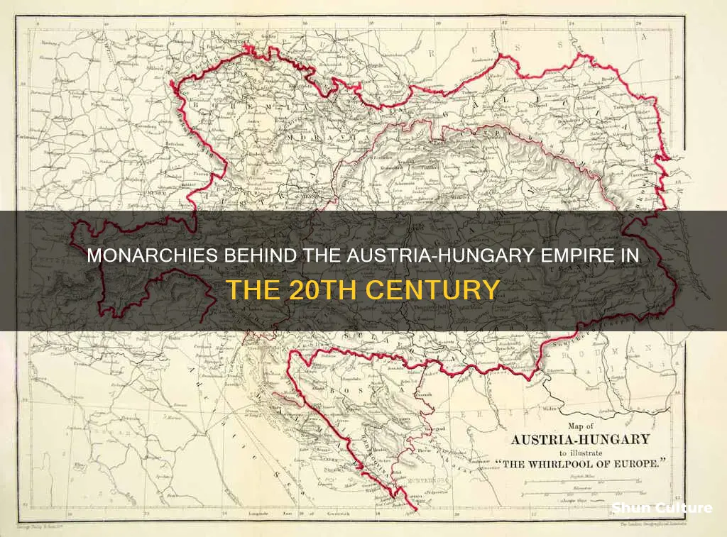 which 2 monarchies made up the austria-hungary empire in 1900