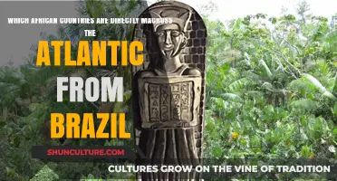 African Nations Directly Across the Atlantic from Brazil: A Geopolitical Overview