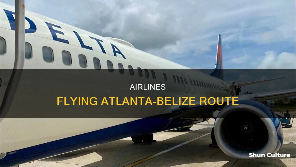 which airlines fly atlanta belize