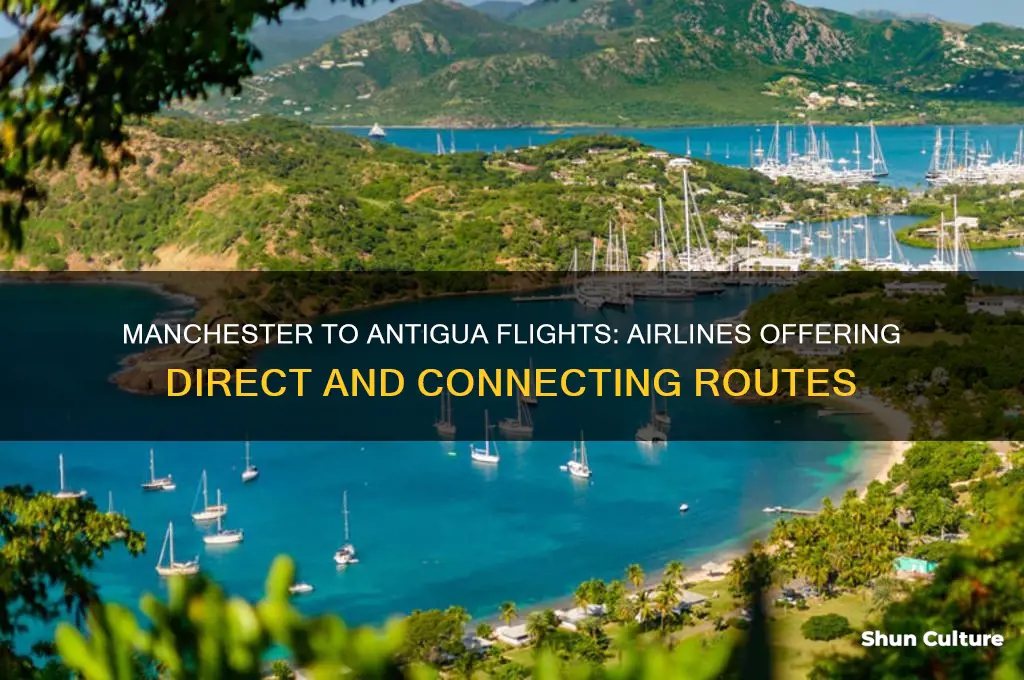 which airlines fly from manchester to antigua