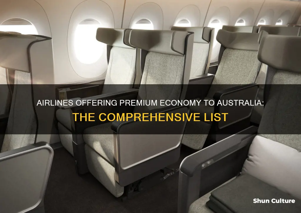 which airlines fly premium economy to australia