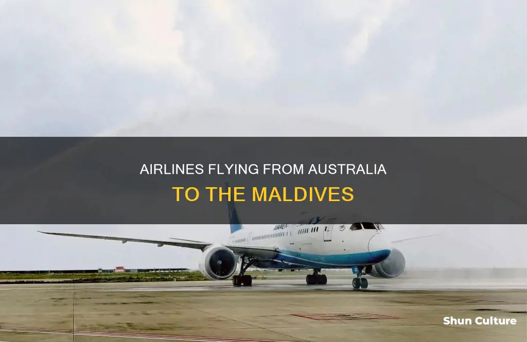 which airlines fly to maldives from australia