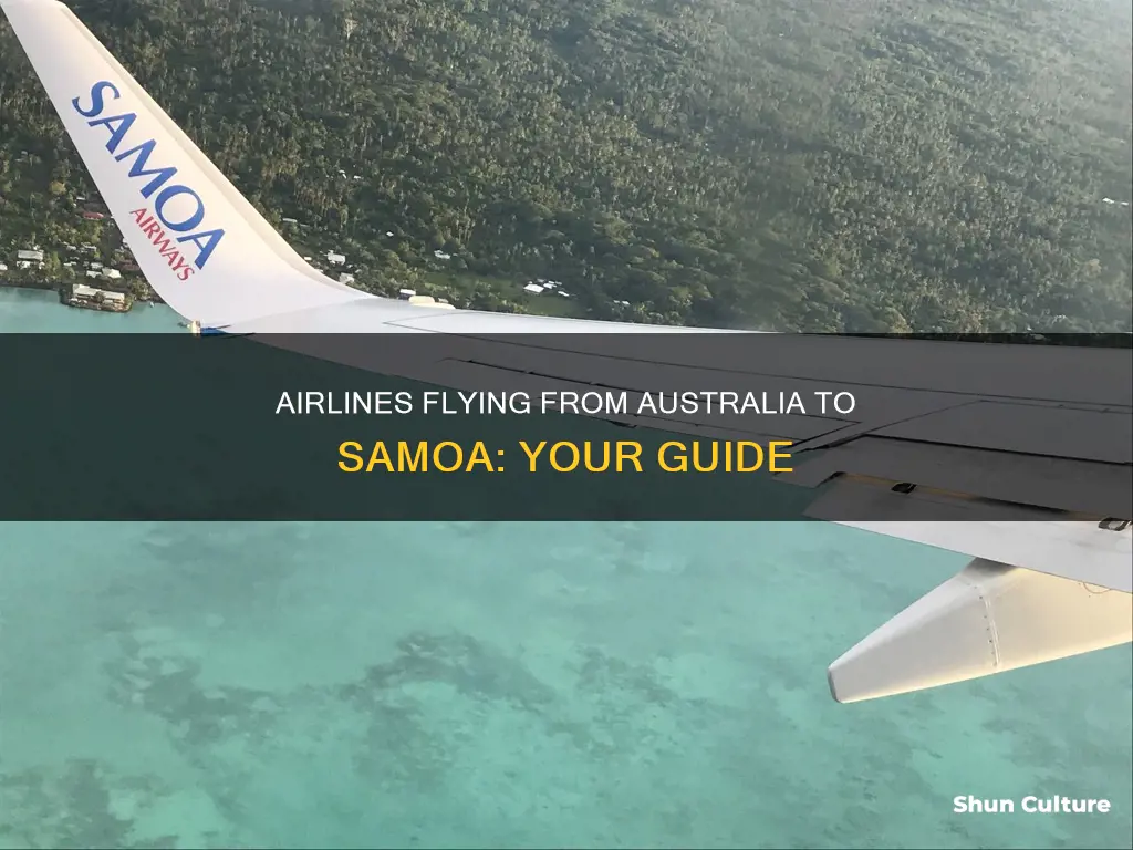 which airlines fly to samoa from australia