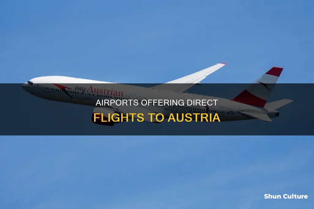 which airports fly to austria