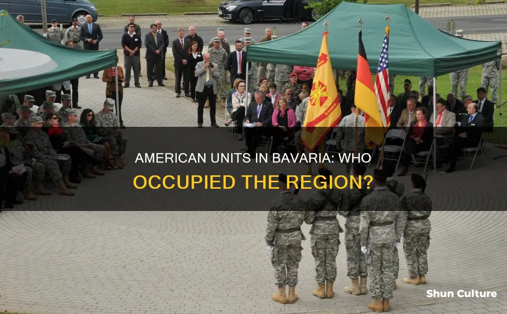 which american units occupied bavaria